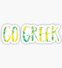 Go Greek Lilly Inspired Sticker