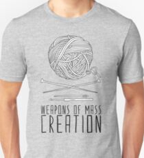 Weapons Of Mass Creation - Knitting Unisex T-Shirt
