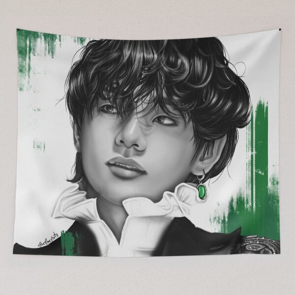 Item preview, Digital Painting  of Kim Taehyung designed and sold by MarmarArts.