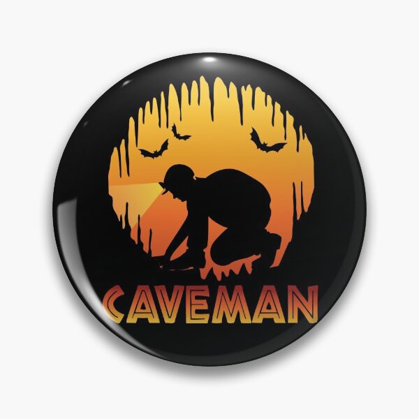 Item preview, Caveman - Cave Spelunking Speleology designed and sold by TheInkElephant.