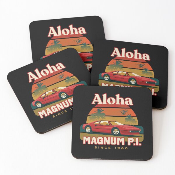 Magnum Pi Coasters for Sale Redbubble