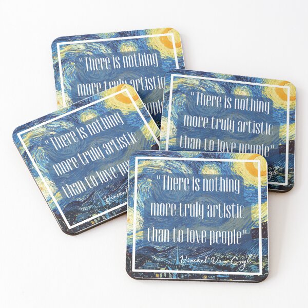 Item preview, Vincent Van Gogh Quote - Love People Vinspiration designed and sold by superbling.
