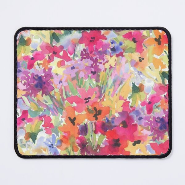 Item preview, Romantic Pink clorful# Teal Watercolor Chic Floral Pattern designed and sold by DZYONA.