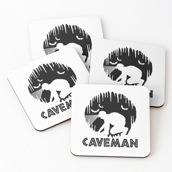 Item preview, Caveman - Cave Spelunking Speleology designed and sold by TheInkElephant.