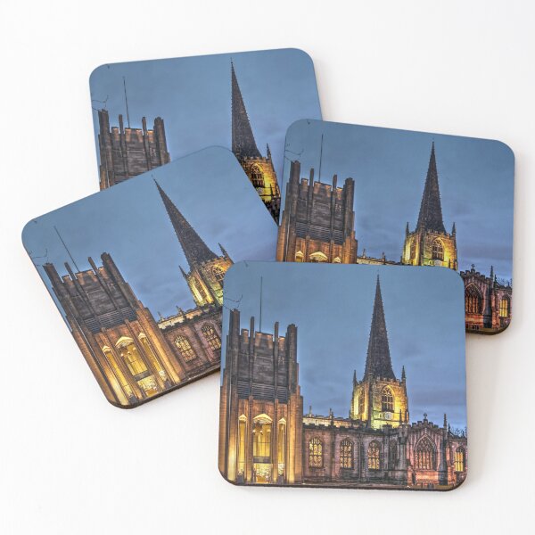Item preview, Sheffield Cathedral at Night designed and sold by galpinimages.