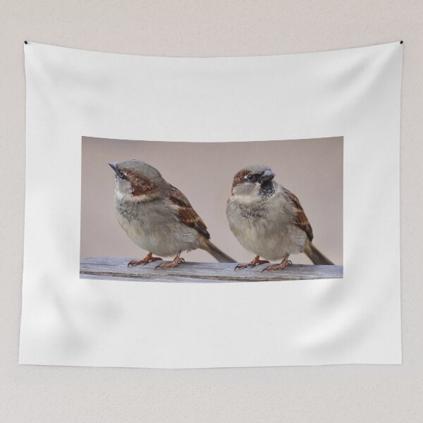 Item preview, Sparrows couple enjoying the landscape designed and sold by PET-SHIRTS.