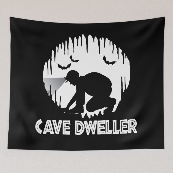 Item preview, Cave Dweller - Caving Spelunking Speleology designed and sold by TheInkElephant.