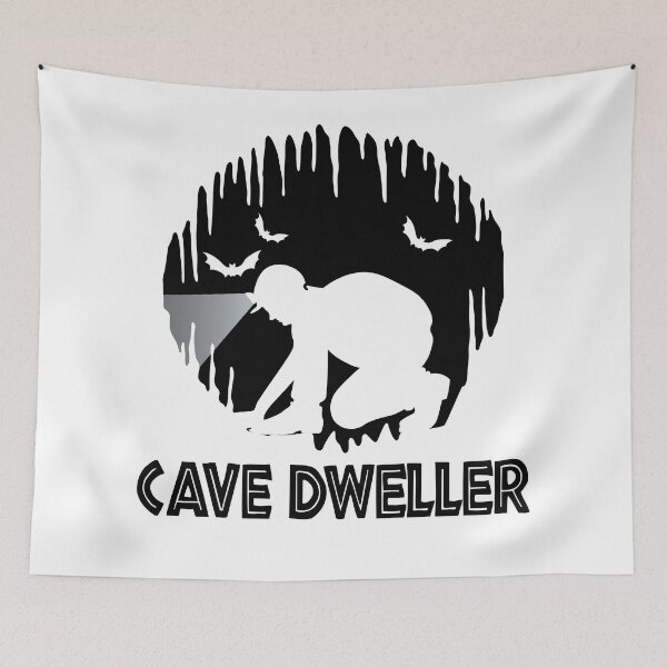 Item preview, Cave Dweller - Caving Spelunking Speleology designed and sold by TheInkElephant.