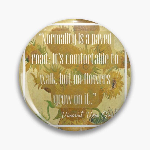 Item preview, Vincent Van Gogh Quote - Flowers Vinspiration designed and sold by superbling.