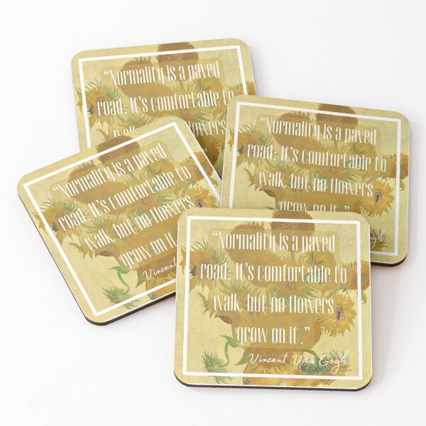 Item preview, Vincent Van Gogh Quote - Flowers Vinspiration designed and sold by superbling.