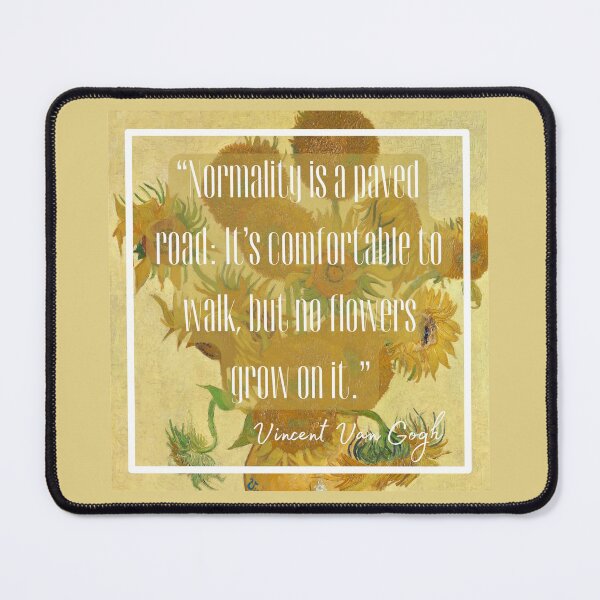 Item preview, Vincent Van Gogh Quote - Flowers Vinspiration designed and sold by superbling.