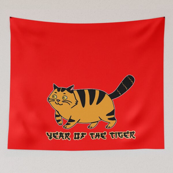Item preview, Funny Cat - Year Of The Tiger designed and sold by OliviaGbyKyro.
