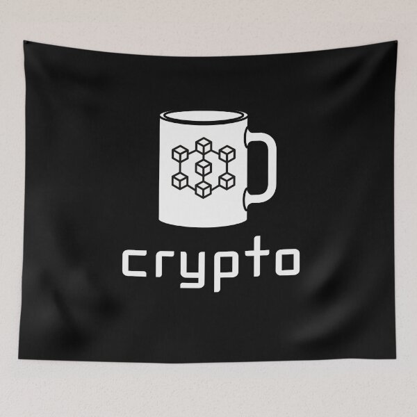 Item preview,  Coffee and Crypto Crypto currency HODL Gift idea designed and sold by BronikowskiART.