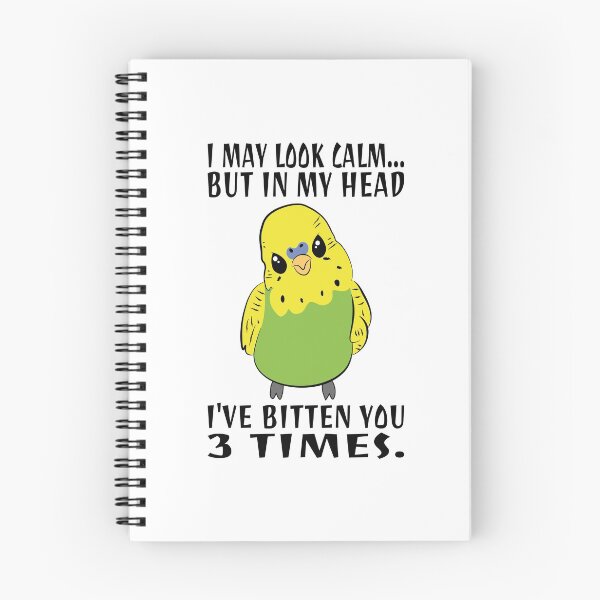 Item preview, In My Head I've Bitten You 3 Times, for Funny Green Parakeet designed and sold by Estrytee.