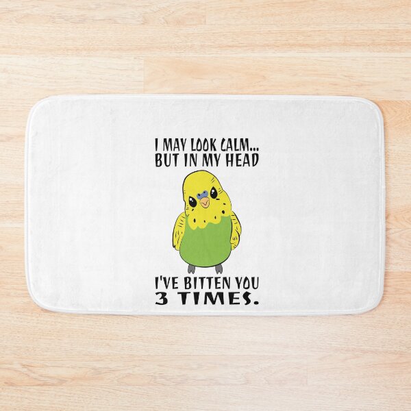 Item preview, In My Head I've Bitten You 3 Times, for Funny Green Parakeet designed and sold by Estrytee.