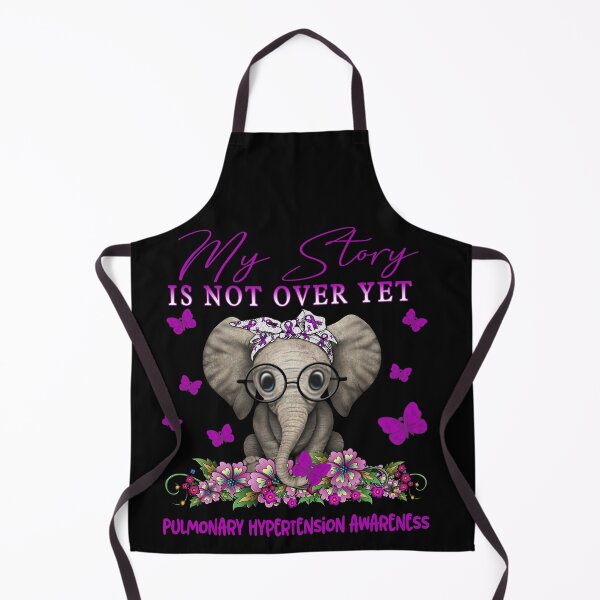 Item preview, Cute Elephant My Story Is Not Over Yet Pulmonary Hypertension Awareness designed and sold by Adropine.