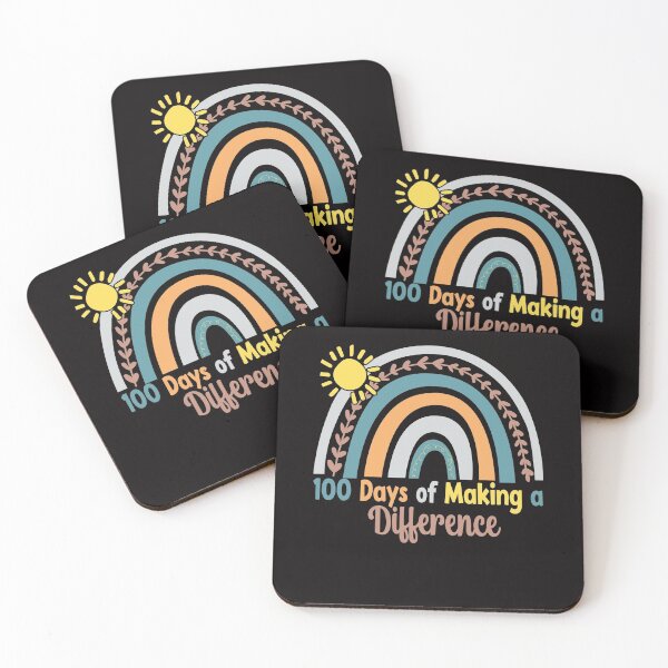 Item preview, 100 Days of Making a Difference 100th Day Of School Teacher designed and sold by Leader Shirts.