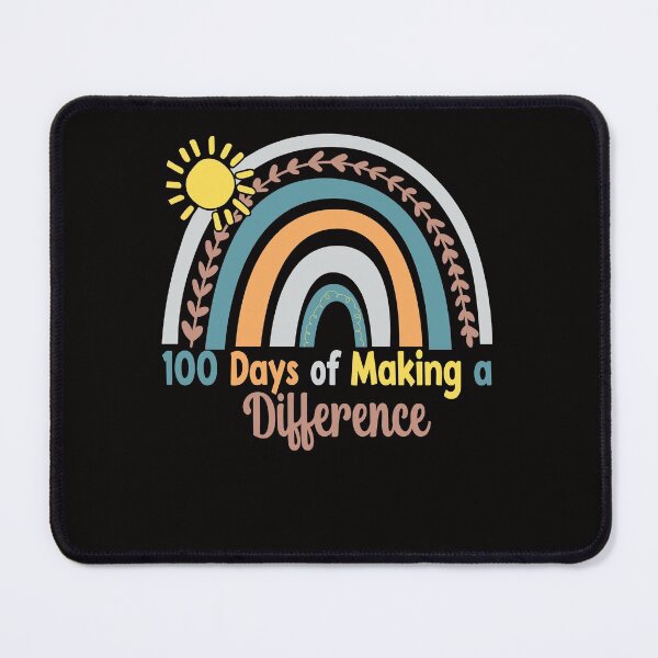 Item preview, 100 Days of Making a Difference 100th Day Of School Teacher designed and sold by Leader Shirts.