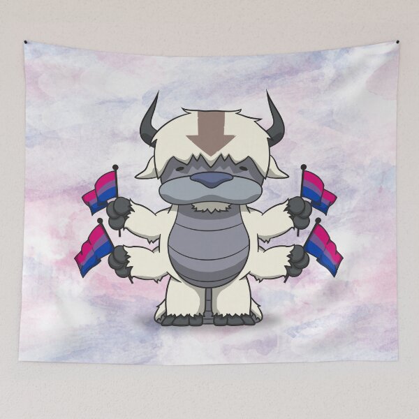 Item preview, Bisonte orgulloso de la bandera bi designed and sold by orangeturtle.