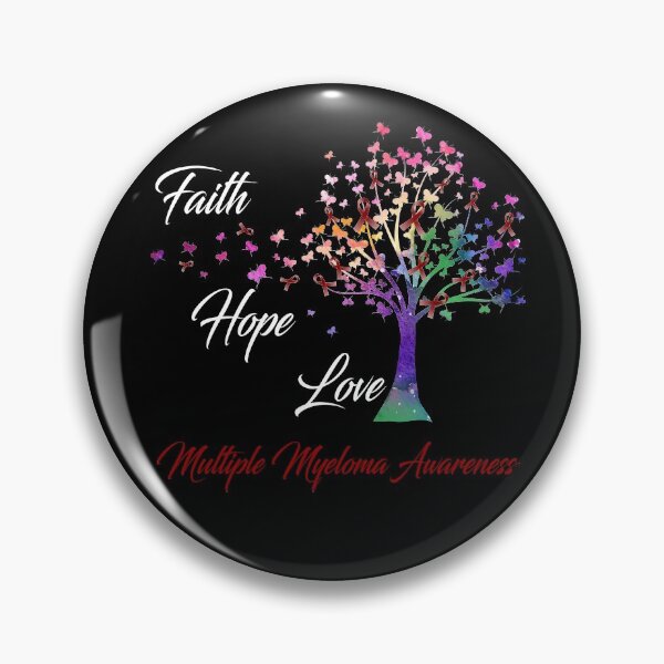 Item preview, Ribbon Tree Faith Hope Love Multiple Myeloma Awareness designed and sold by Tadmab.