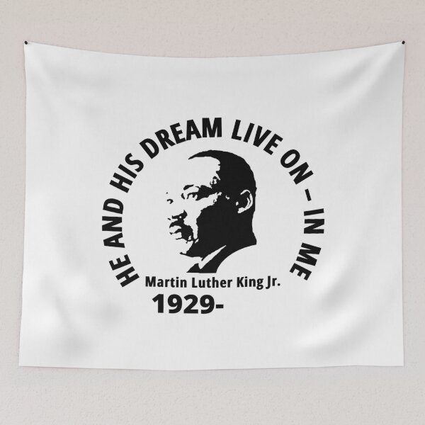 Item preview, Dr. Martin Luther King Jr. 1929-____. He and his dream live on — in me. designed and sold by Kevin de La Tour.