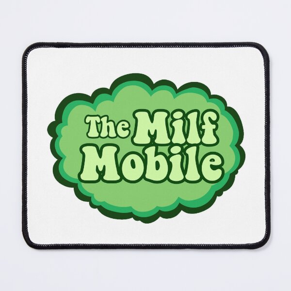 Item preview, The Milf Mobile Car Sticker in Green designed and sold by Babypunter12.