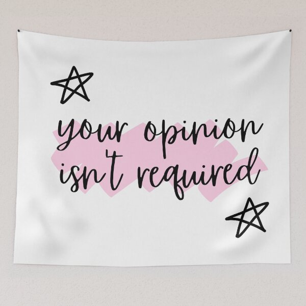Item preview, your opinion isn't required designed and sold by successmom.