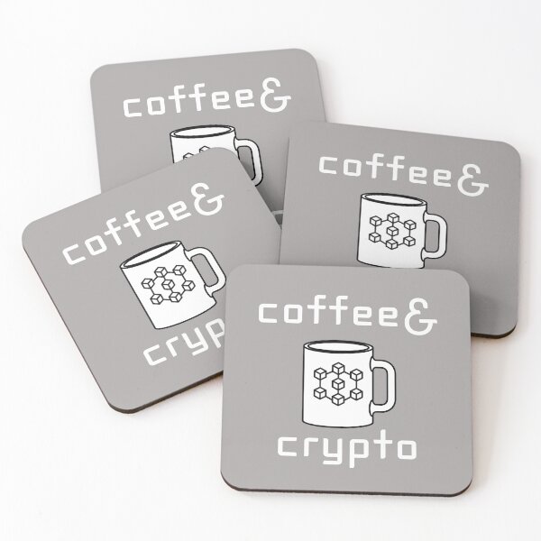 Item preview,  I love coffee and crypto designed and sold by BronikowskiART.