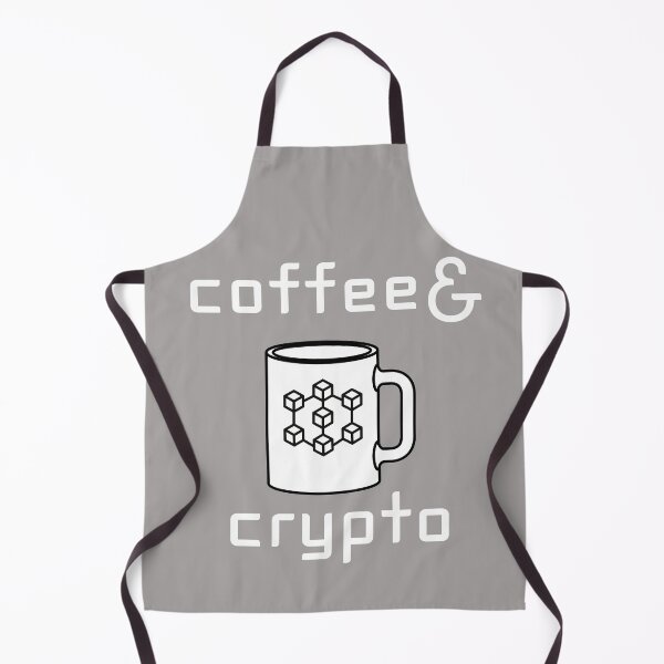Item preview, I love coffee and crypto designed and sold by BronikowskiART.