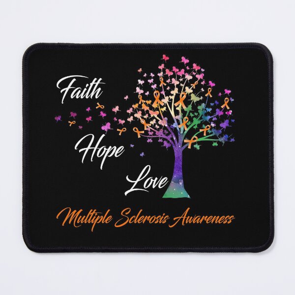 Item preview, Ribbon Tree Faith Hope Love Multiple Sclerosis Awareness designed and sold by Tadmab.