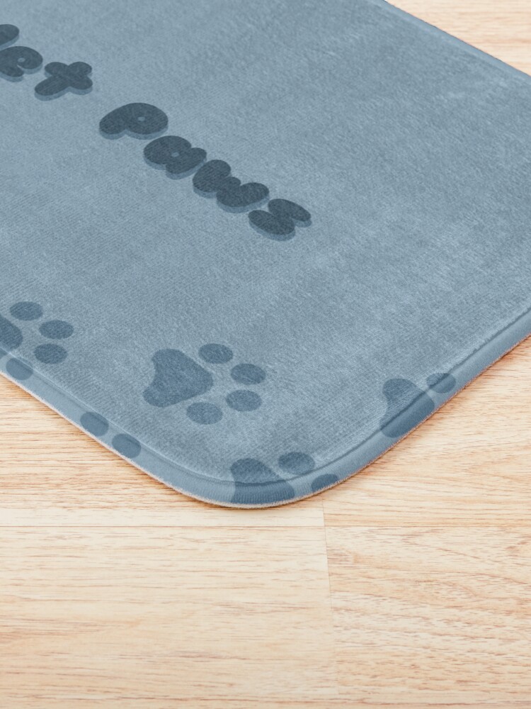 Grey Wet Paws Bath Mat