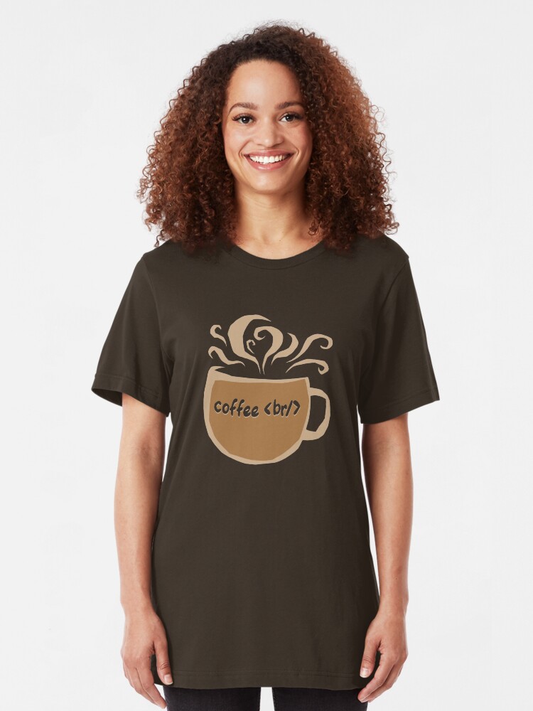 Alternate view of Coffee Break Slim Fit T-Shirt