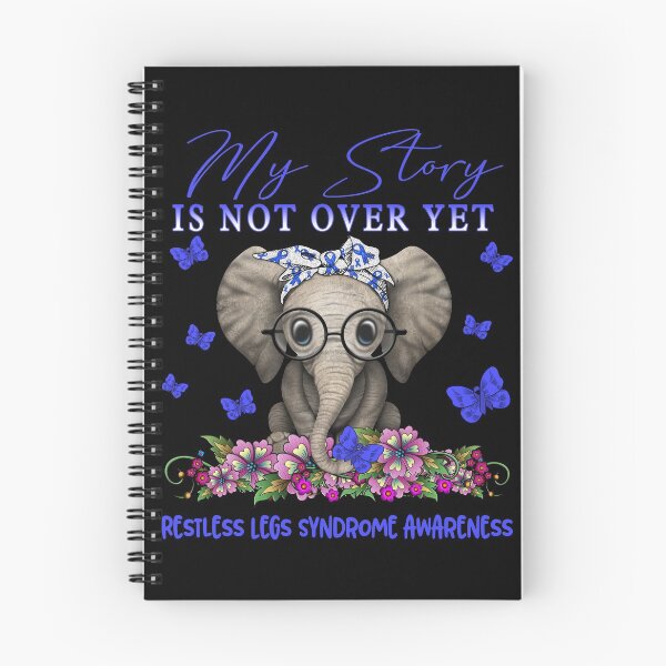 Item preview, Cute Elephant My Story Is Not Over Yet Restless Legs Syndrome Awareness designed and sold by Adropine.