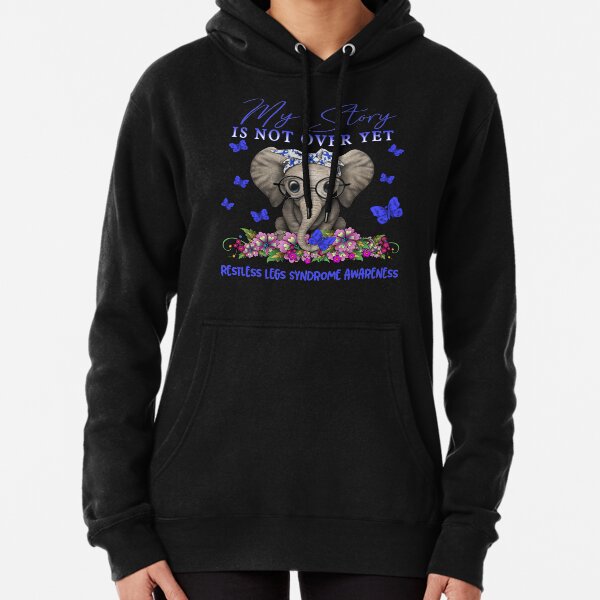 Item preview, Cute Elephant My Story Is Not Over Yet Restless Legs Syndrome Awareness designed and sold by Adropine.