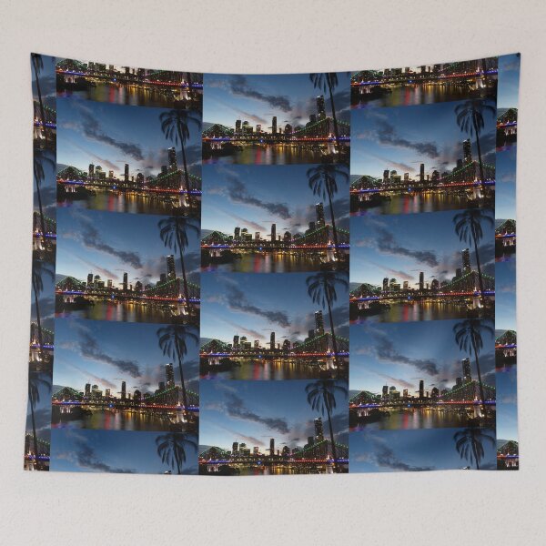 Item preview, Dusk in Brisbane designed and sold by PhotosByG.