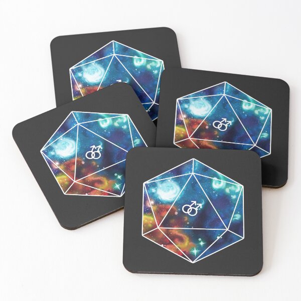 Item preview, Gay Pride Galaxy D20 designed and sold by Ravenwood135.