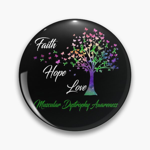 Item preview, Ribbon Tree Faith Hope Love Muscular Dystrophy Awareness designed and sold by Tadmab.
