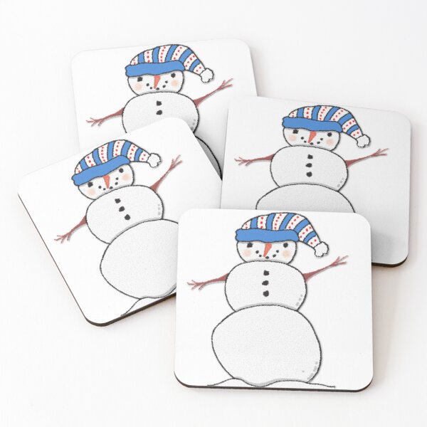 Item preview, Snowman with Blue Hat designed and sold by MsBellaCreates.