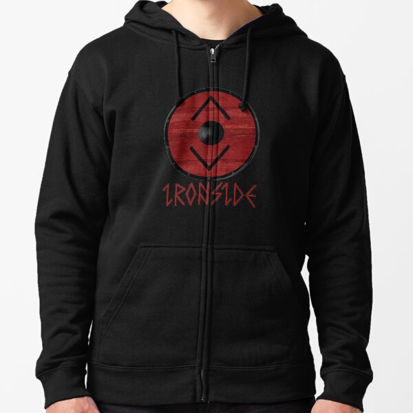 VIKING SHIELD - BJORN IRONSIDE Zipped Hoodie