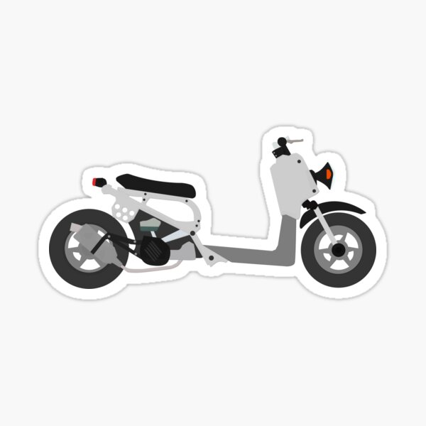 Pocket Bike Sticker decal 49RR SILVER BLACK scooter ruckus 49cc zumma vino  moped