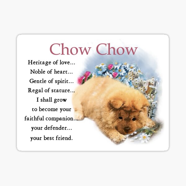 Item preview, Chow Chow Heritage of Love Art Gifts designed and sold by springdaleshops.