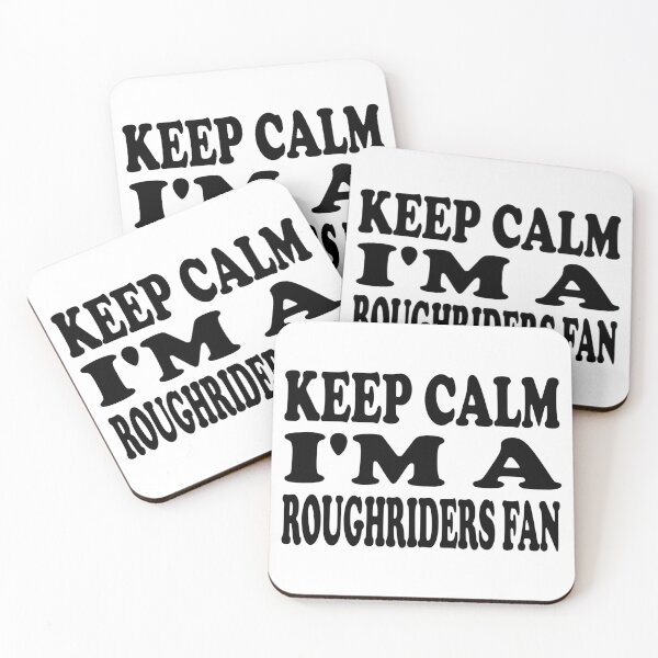 Item preview, Keep Calm I'm a Roughriders Fan designed and sold by kawoapparel.