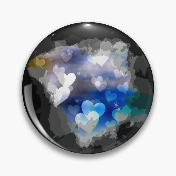 Item preview, Watercolour Small Dreamy Hearts in Yellow and Blue designed and sold by Trinket-Trickster.