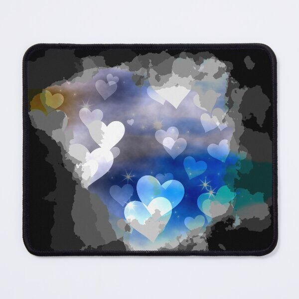 Item preview, Watercolour Small Dreamy Hearts in Yellow and Blue designed and sold by Trinket-Trickster.
