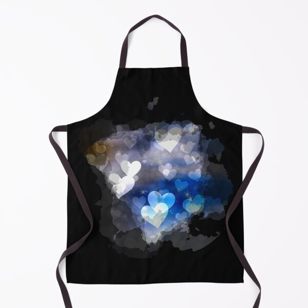 Item preview, Watercolour Small Dreamy Hearts in Yellow and Blue designed and sold by Trinket-Trickster.