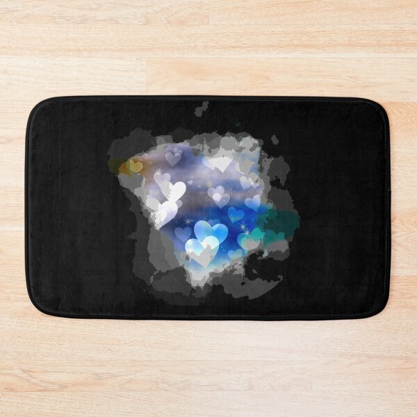 Item preview, Watercolour Small Dreamy Hearts in Yellow and Blue designed and sold by Trinket-Trickster.