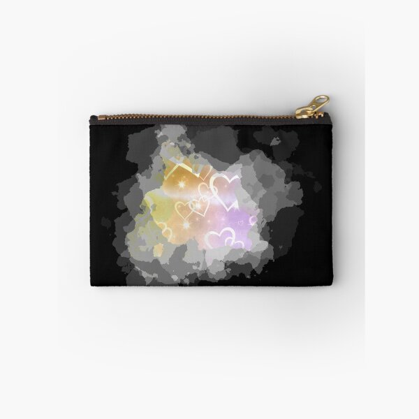 Item preview, Watercolour Dreamy Hearts in Yellow and Purple designed and sold by Trinket-Trickster.