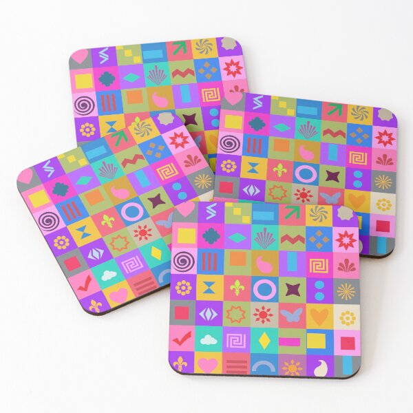 Item preview, Patchwork Checker Vintage Pattern designed and sold by Anna Lemos.