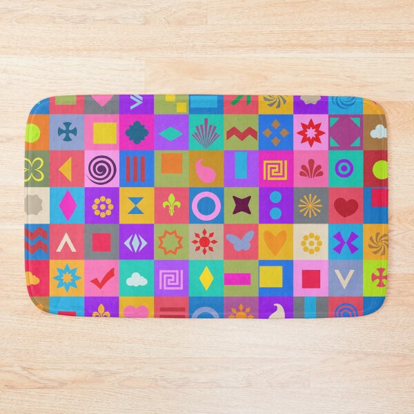 Item preview, Patchwork Checker Vintage Pattern designed and sold by Anna Lemos.
