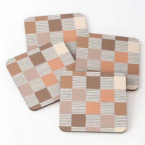 Item preview, Earthy Tones, Striped, Checkered, Pattern designed and sold by brookemiller801.